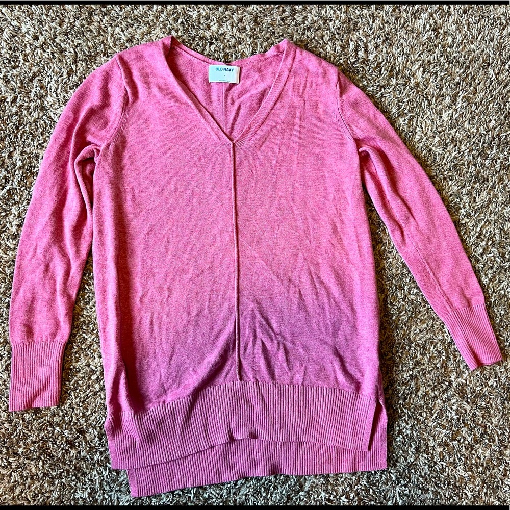Pink Old Navy tunic sweater - size medium
